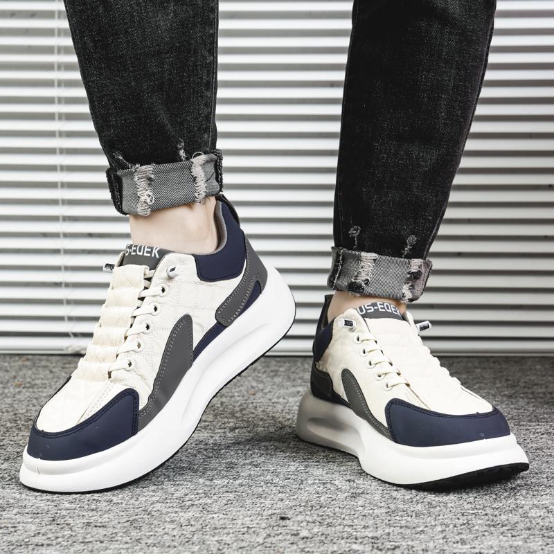 Мужская обувь Кроссовки Мужская мужская повседневная обувь Tenis Роскошные кожаные туфли Гоночная дышащая обувь Модные лоферы Кроссовки на плоской подошве для мужчин