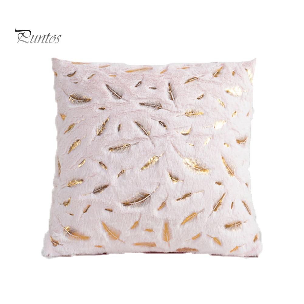 Главная Сиденье Диван Кровать Декор Перо Плюш Мягкий Плед Наволочка Чехол Подушка