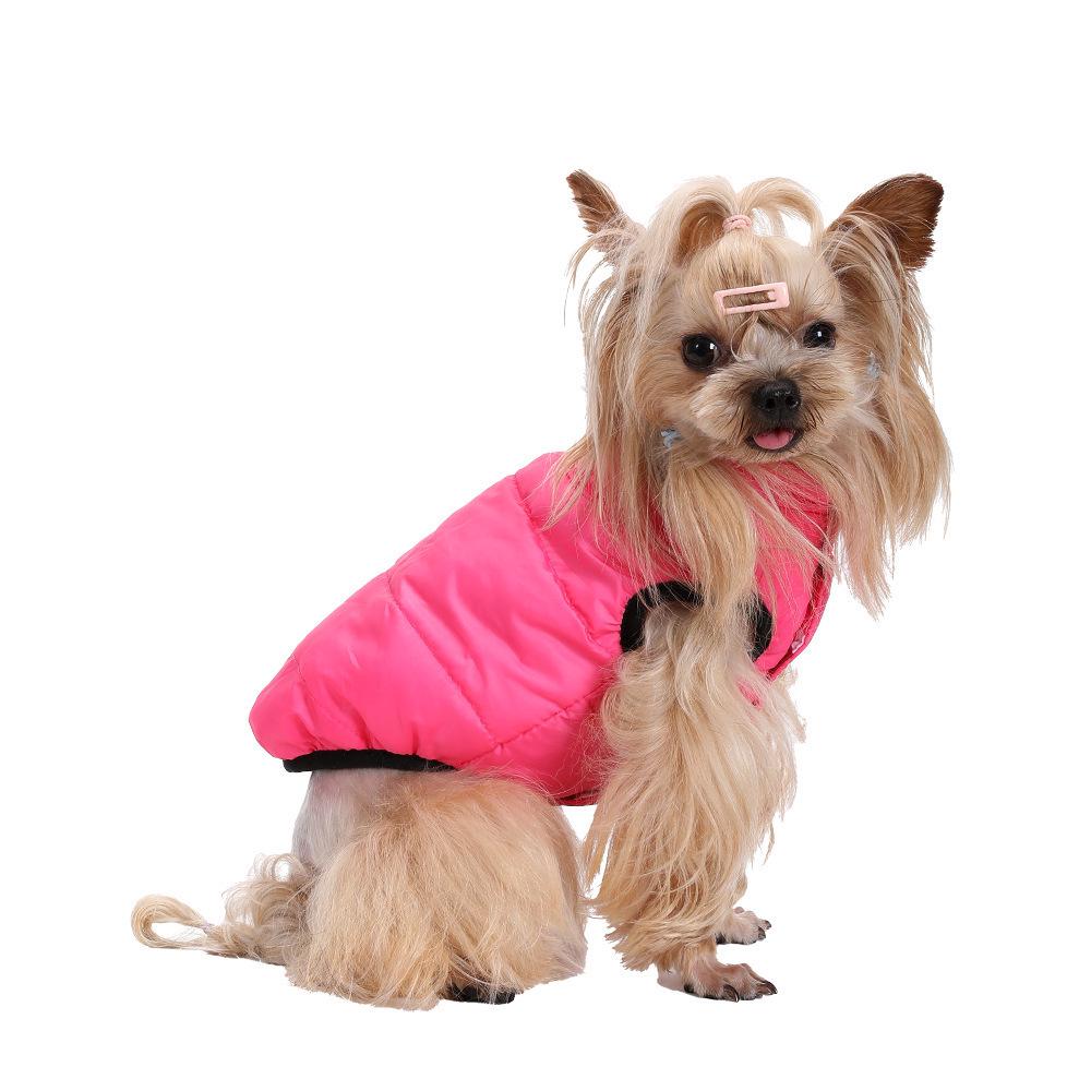Reversible Camouflage Vest for Pomeranian & Bichon: Small Dog Winter Coat