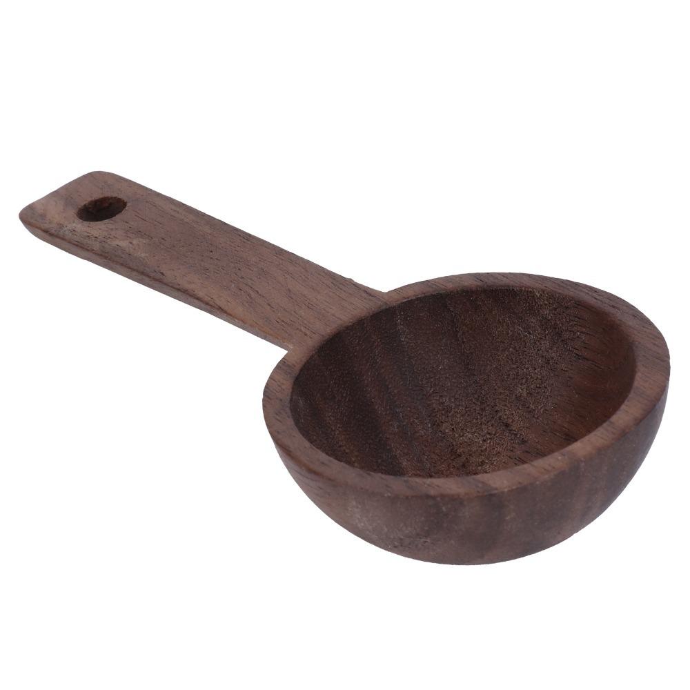 Walnut Coffee Scoop Elegant Wooden Spoon Coffee Accessories Walnut Teaspoon Coffee Brewing