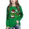 Boys Girls Child Fashion Daily Versatile Casual Crewneck Sweatshirts Daily Long Sleeve Patchwork Top Sweatshirts