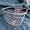 Metal Bicycle Front Basket Easy To Install Bike Front Basket  Children's Folding Bike Accessories