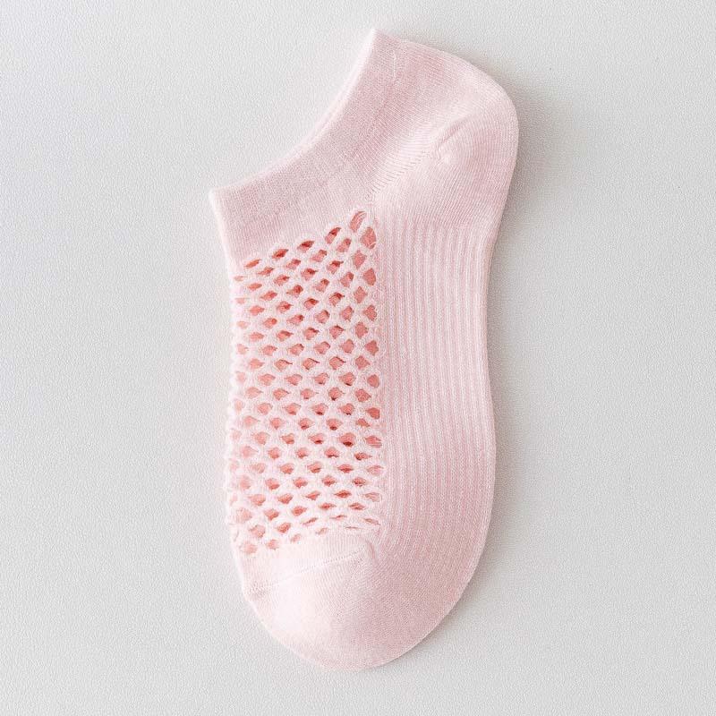 Милые индивидуальные носки с отверстиями, летние носки с большой сеткой, женские тонкие дышащие короткие носки, носки-лодочки с низким верхом