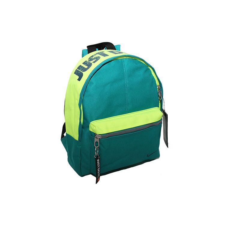 Nike Letter Print Polyester Mini Backpack Unisex Backpacks Green BA4606-351