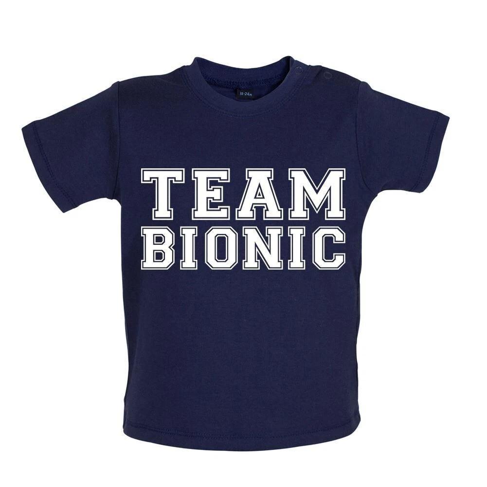 Team Bionic -Baby Kids Boys Girls Unisex T-Shirt / Romper Tees Top- Gladiator TV Game Show Name Contender