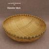 Bamboo Woven Steamed Bun and Vegetable Storage & Draining Basket
