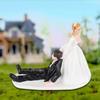Romantic Cake Toppers Dolls Funny Wedding Cake Toppers Bride and Groom Figurines  Marry
