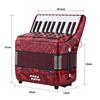 22 Keys 8 Bass Piano Accordion with Adjustable Straps Gig Bag Musical Instrument for Kids Beginners