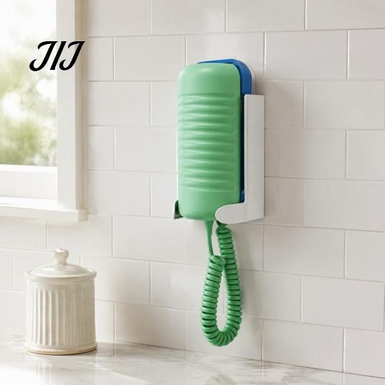 Office Cable Manager Wall-Mounted Landline Phone Holder, Retro String Storage Stand, Kids Room Space Saving Plastic Organizer for Bedroom And Playroom