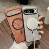 Роскошный кожаный чехол Magsafe для Google Pixel 9A 10 9 Pro XL 8 7 Pro 8A 7A, магнитный, для беспроводной зарядки, защитный от ударов