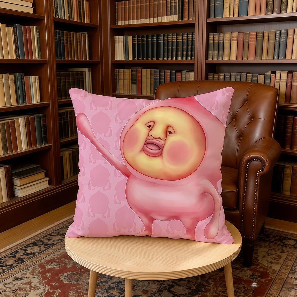 Cartoon Cute Art K-Kobito cushion cover Home Office Birthday Anniversary Gifts Soft Skin Friendly Cushion Cover