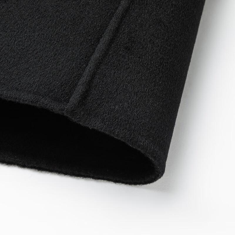 Мужское очень длинное двустороннее шерстяное тренч-пальто Shanshan