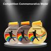Medal Antioxidant Die-cast Fine Engraving Competition Commemorative Zinc Alloy Cycling Running Honor Medal for Sports