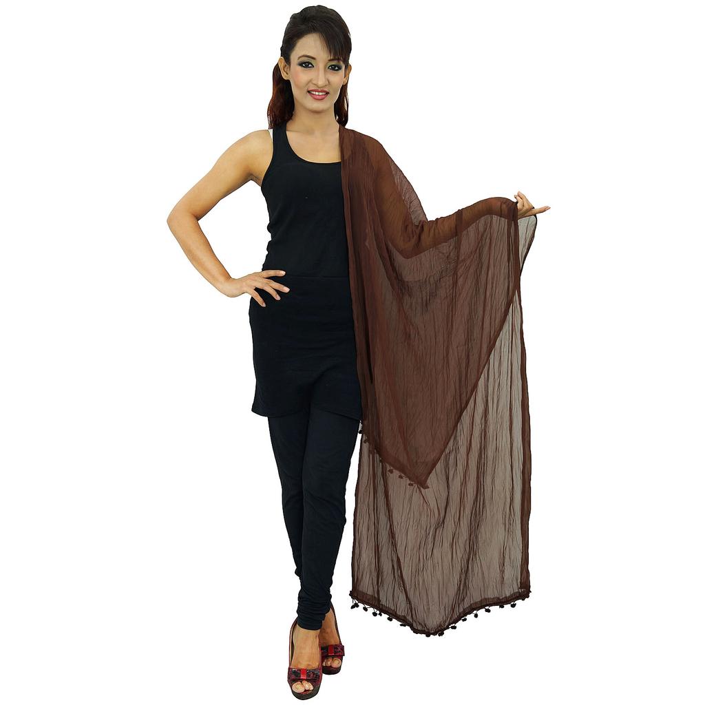 Длинные палантины из шифоновой смеси Dupatta, женские индийские шарфы с запахом, Chunni Indian