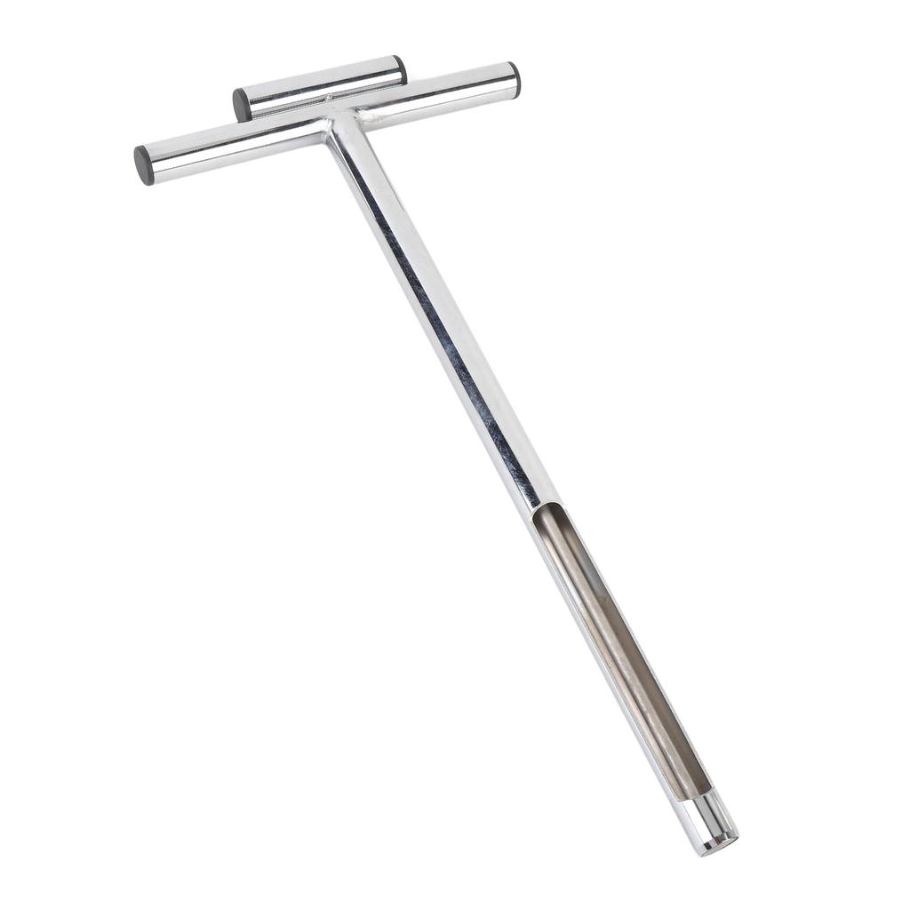 Soil Sample Probe with Ejector Tubular Stainless Steel Rod T Shaped Handle for Plant Care Garden Farm