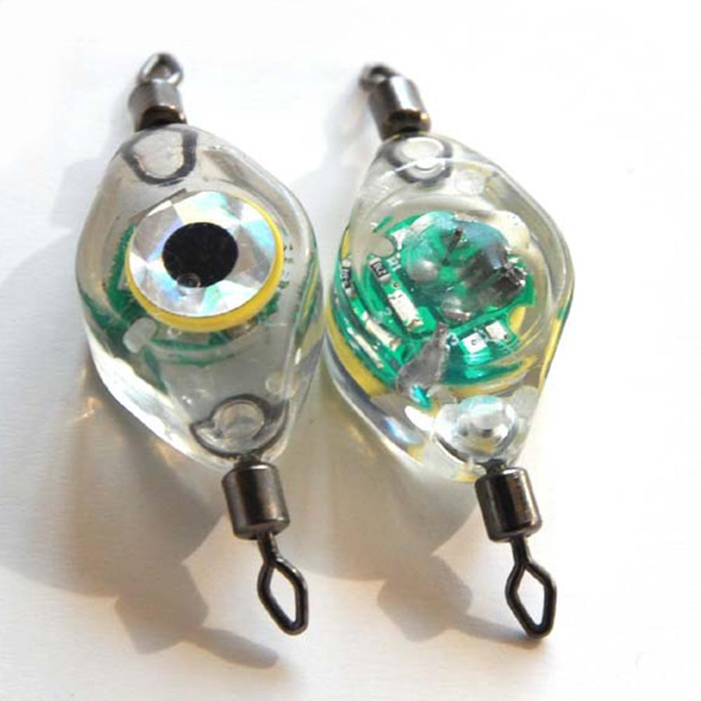 Fishing Lure Lamp Eye Shape Fishing Luminous Lure Waterproof Sensing Deep Drop for Seawater Freshwater for Underwater