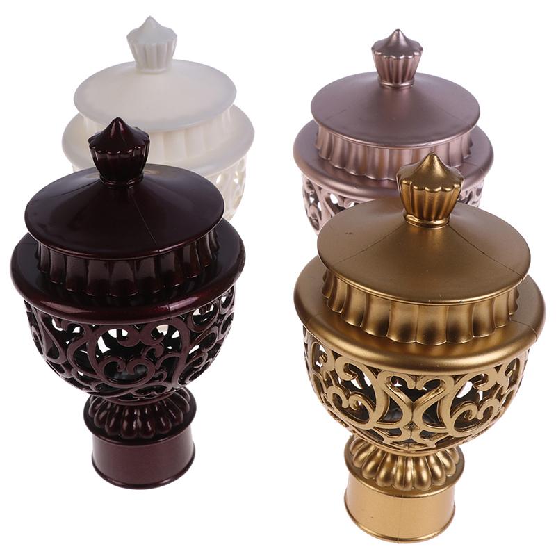 2 шт., наконечники для карнизов, 66 х 115 мм, пластиковые, винтажные, для стержня диаметром 28 мм