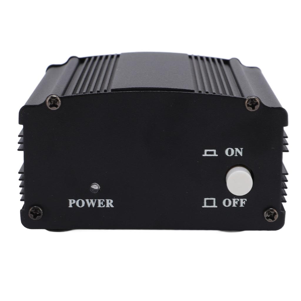 Фантомное питание 48 В с адаптером, корпус из алюминиевого сплава, блок фантомного питания для конденсаторного микрофона