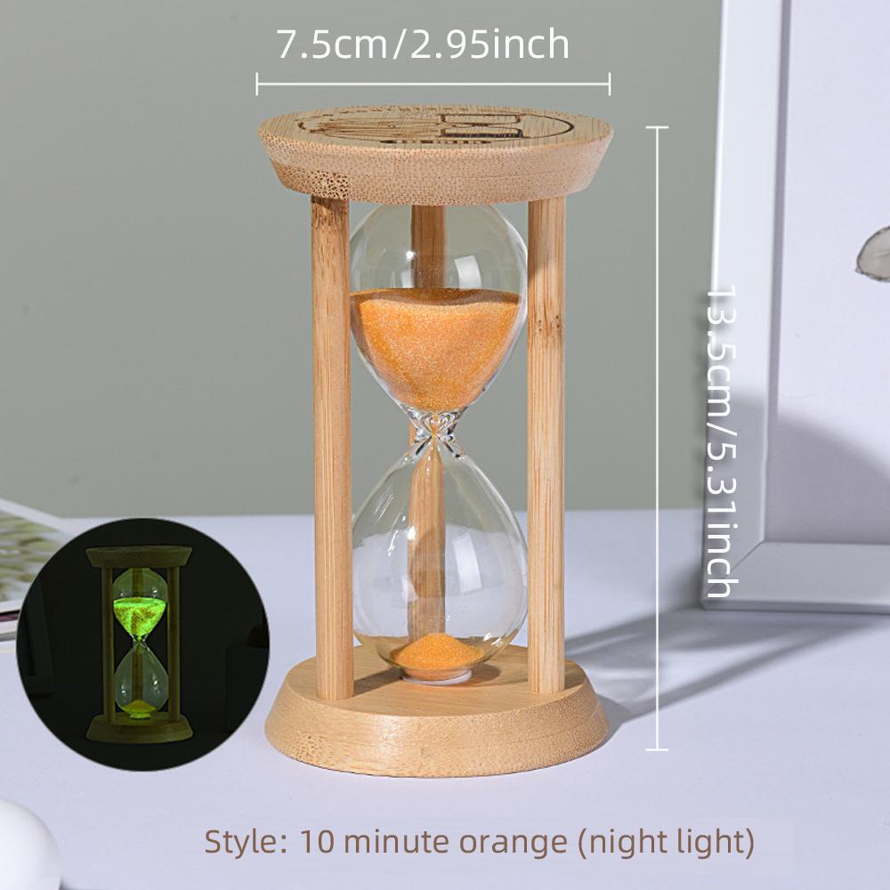 1PCS 3/5/10/15/30 Minutes Wooden Hourglass Timer Home Living Room Desktop Decoration Children Birthday Gift Portable Sand Clock