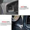 Crosselec Carbon Fiber Center Consoles Dashboard Trument Gauge Cluster Dash Air Vent Panel Kit Cover Trim Garnish Bezel For For Dodge Charger 2015-