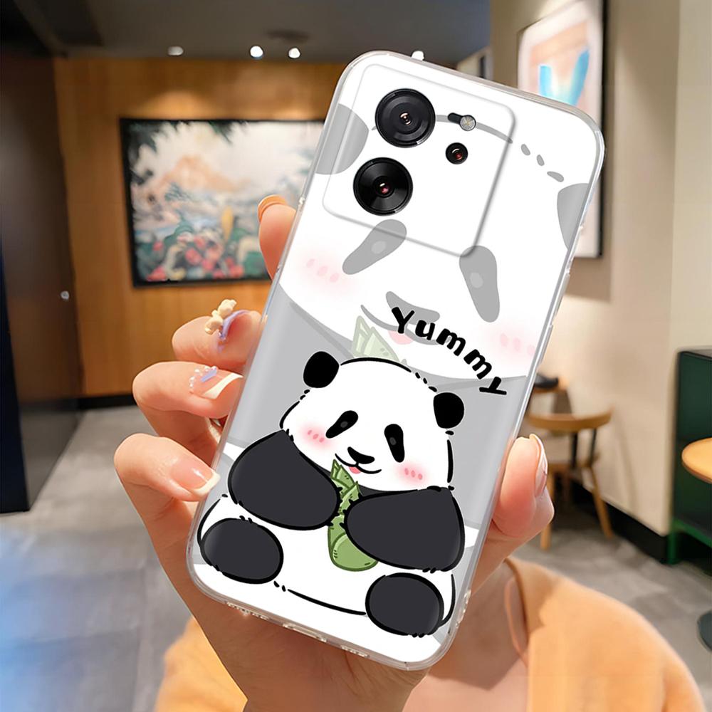 Чехол для Xiaomi 13T Задняя крышка Mi13T Мягкий силикон Funda Для Xiaomi 13T Pro Мягкие модные милые мультяшные чехлы Для Xiaomi Mi 13T Pro