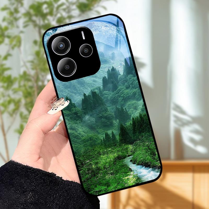 Стеклянный Чехол Для Телефона Для Redmi Note 14 Pro 4G 5G Закаленное Стекло Чехол Для Телефона Для Redmi Note14 Pro+ Funda 14Pro Plus 5G Защитные Чехлы