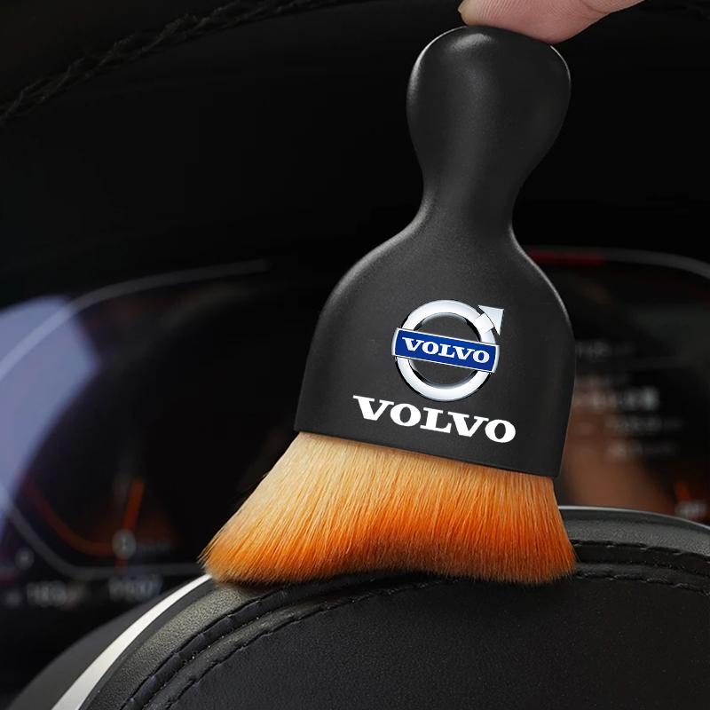 mzrdw9 For Volvo Xc60 Xc90 V40 V60 S60 V50 V90 S80 C40 XC40 V70 XC70 Car Interior Cleaning Soft Brush Air Outlet Clearance Dust Tools