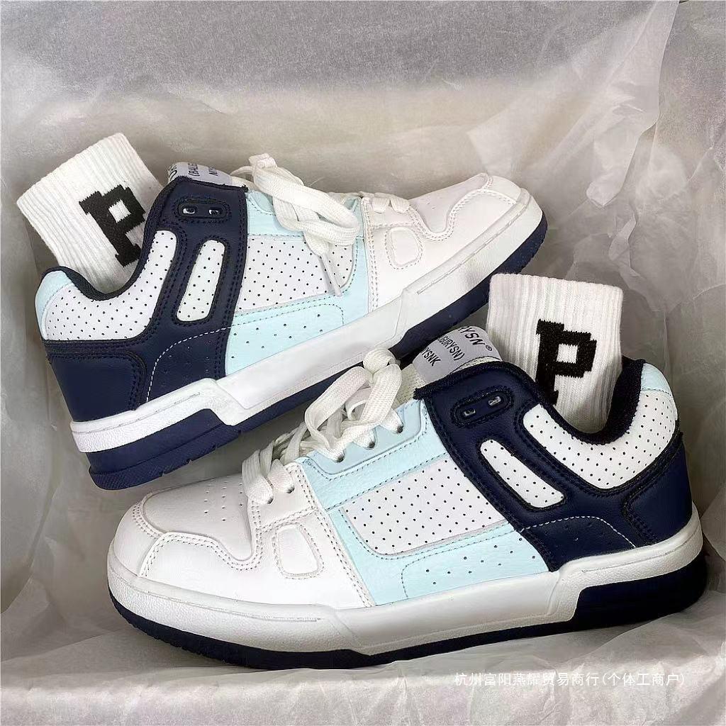 2025 spring and autumn new bread shoes male and female students casual couple skateboard shoes street photography retro sports shoes