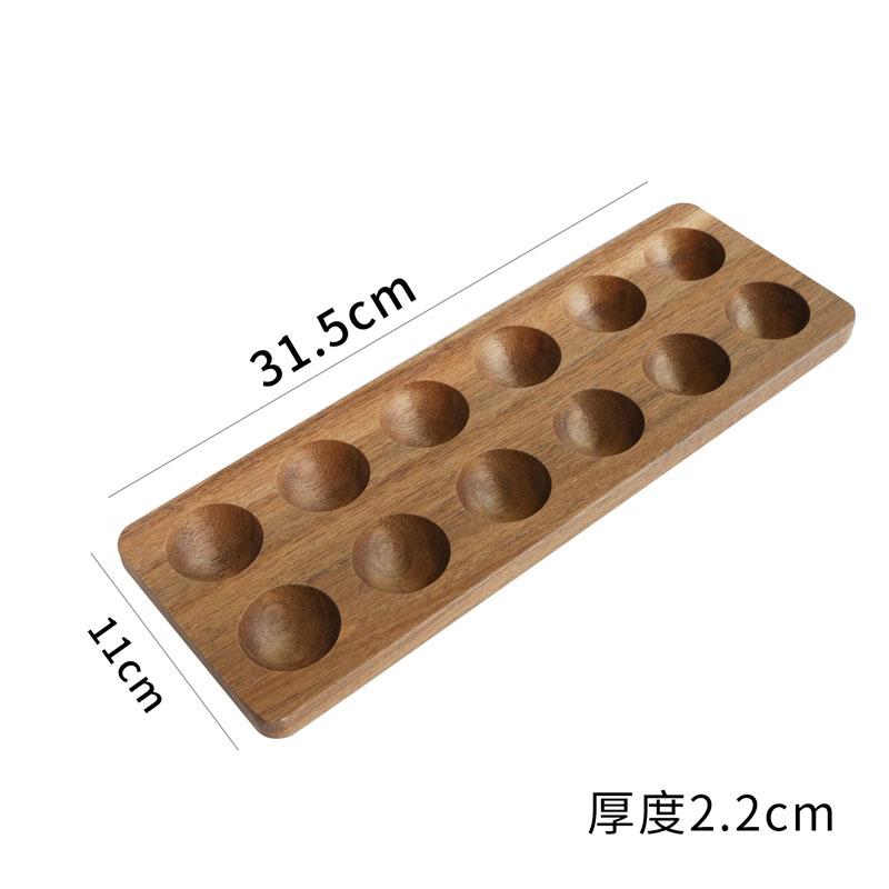 Simplicity Creative Solid Wood Storage Tray Home Egg Storage Lot Storage Rack Kitchen Холодильник Egg Storages Container