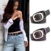 Versatile Leather Belt Simple Trouser Dress Belts Pin Buckle Waistband  Waist Decoration
