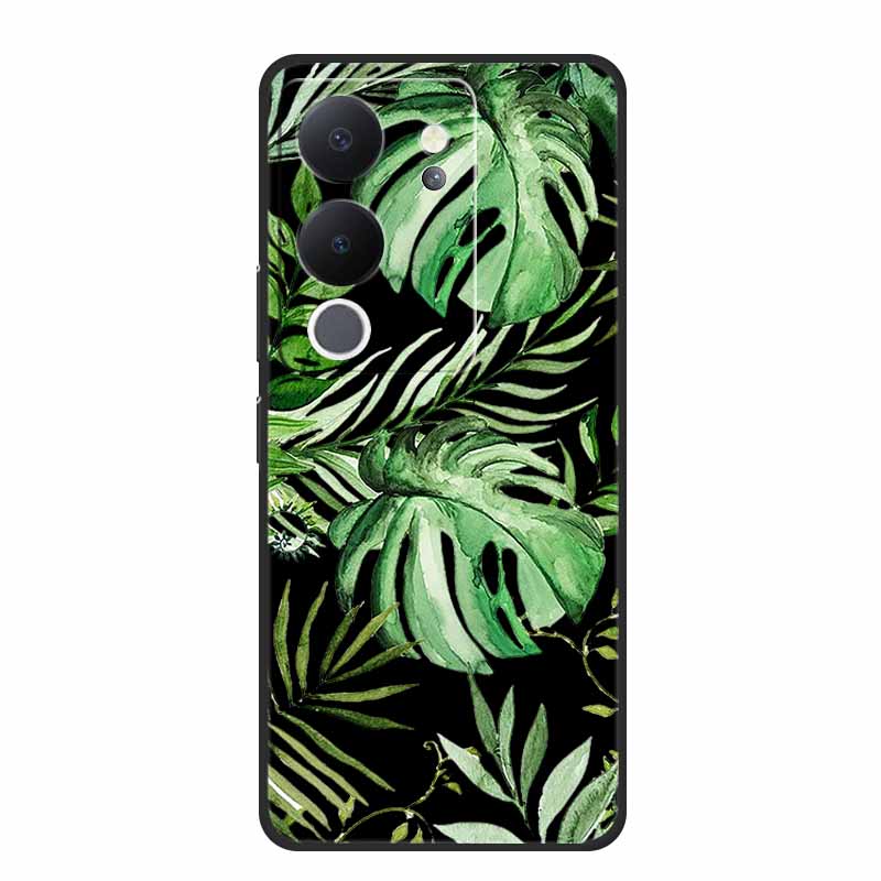 Funda For Vivo V30 Lite Case Cute Cartoon Cat Black Silicone Shockproof Soft Phone Cases For Vivo V30 Lite Back Cover Case Bag