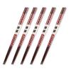 Wooden Himezakura Set of Current Model J-kitchens Chopsticks, Red, 5, 23cm,