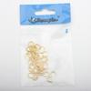 50pcs Easy-Spin Folded Clevises U-Shaped Spinner Easy Spin Brass DIY Fishing Lures Bait Rotating Accessories