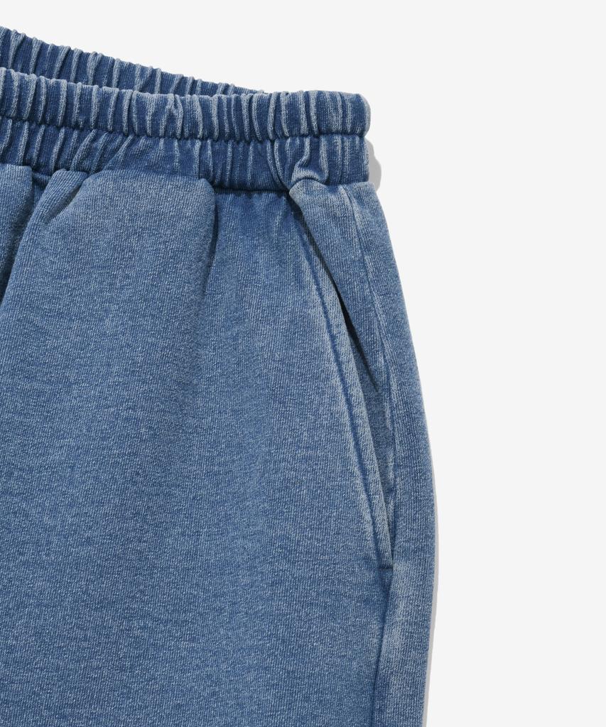 COVERNAT C Logo Bermuda Denim Sweat Shorts Blue