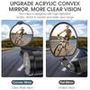 Bicycle Handlebar Plug Rearview Mirror Adjustable Bicycle Handlebar Mirror Bike Rearview Mirror