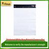 Прочная Белая Водонепроницаемая Курьерская Сумка с Ручками, Влагостойкая, Самоклеящаяся, Индивидуальная Упаковка.