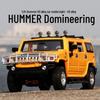 Black Mamba 1/24 Hummer H2 Alloy Car Model with Sound & Light, Six-Opening, Foam Box Pack