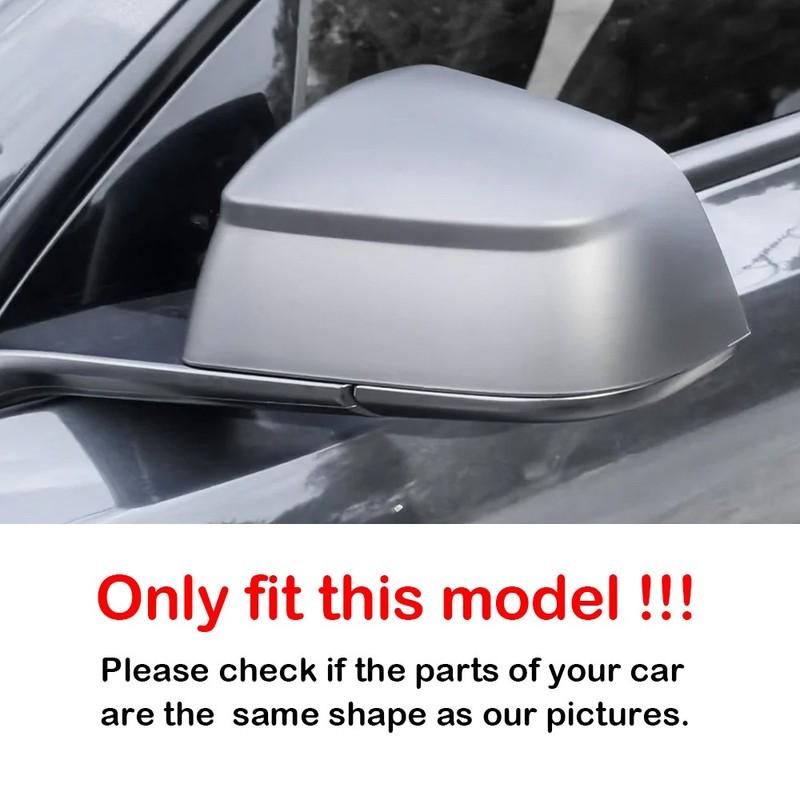 Для Tesla Model Y Juniper 2025+ Автомобильные Зеркала Заднего Вида Боковые Зеркала Крышки Колпачки Крышки Корпуса Внешние Дверные Отделка Аксессуары ABS