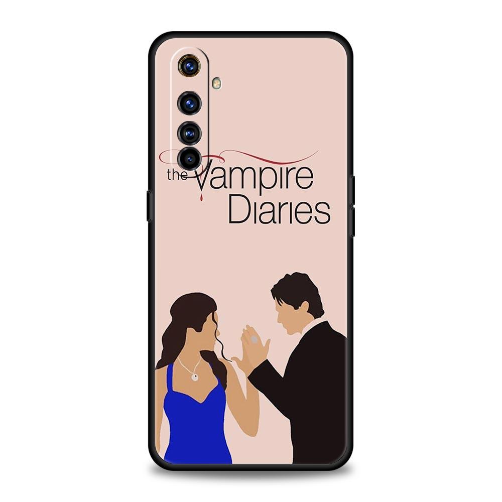 Чехол для телефона Дневники вампира Деймон для Realme 12 11 10 6 7 9 Pro Plus 8 5G C35 8i 9i GT2 GT3 GT5 GT Neo 2 3 5 Черный чехол