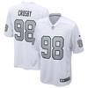 Mens Oversized Embroidered American Football Jersey Tigers Raiders Team Sportswear Loose Fit Cotton Blend
