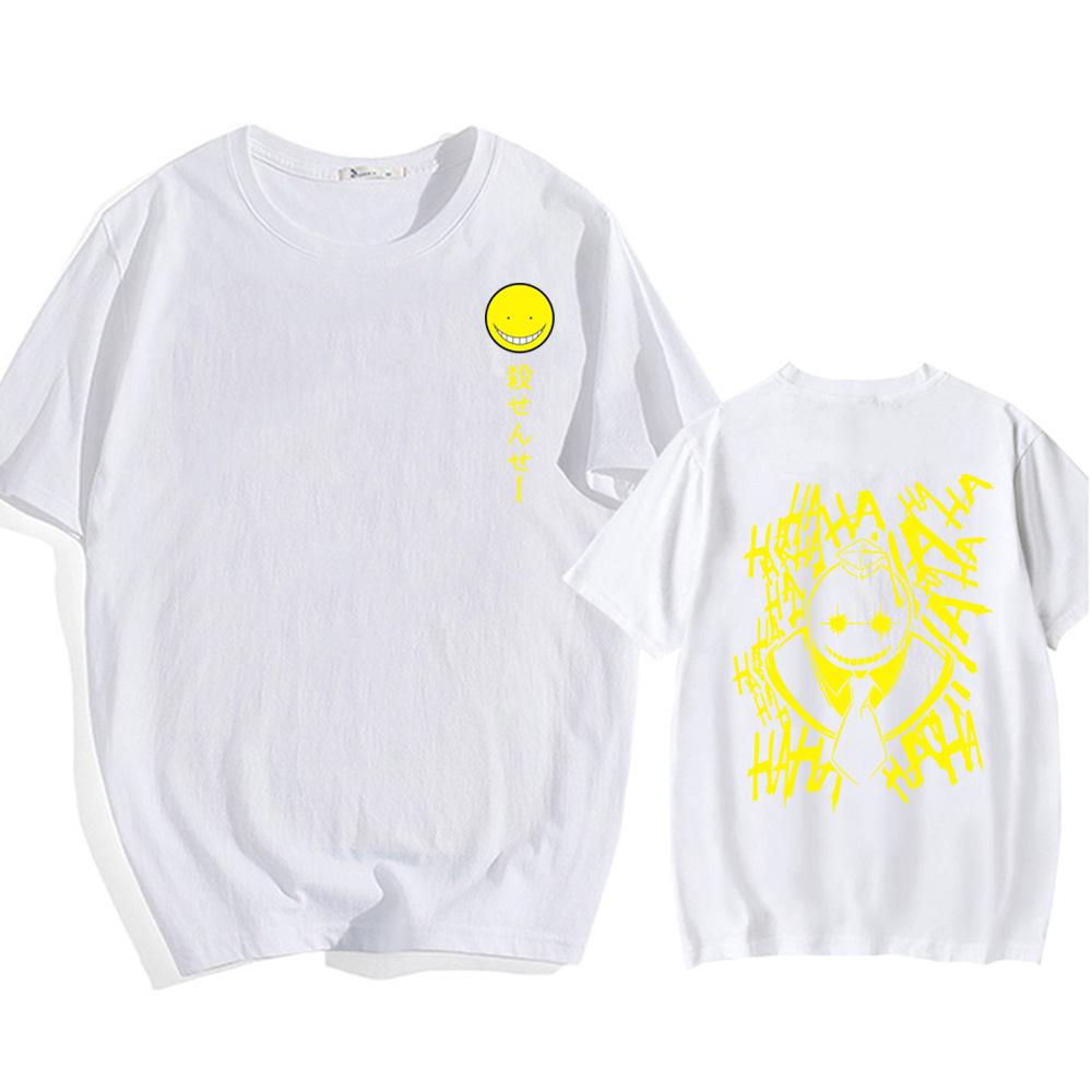 Japanese Anime Casual Shirt Assassination Classroom Short Sleeve Cosplay Korosensei Print Fashion Summer Men T-Shirt Hip Hop Top