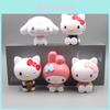 Милая модель игрушки Hello Kitty Melody Cinnamoroll Для украшения торта, домашнего декора и дисплея в автомобиле