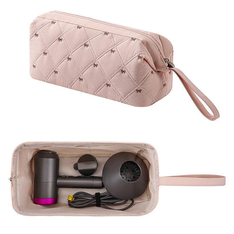 Hair Dryer Storage Bag Large Capacity Travel Cosmetic Bag  Multifunctional Hairdryer Storage Pouch Toiletry Storage Organizer
