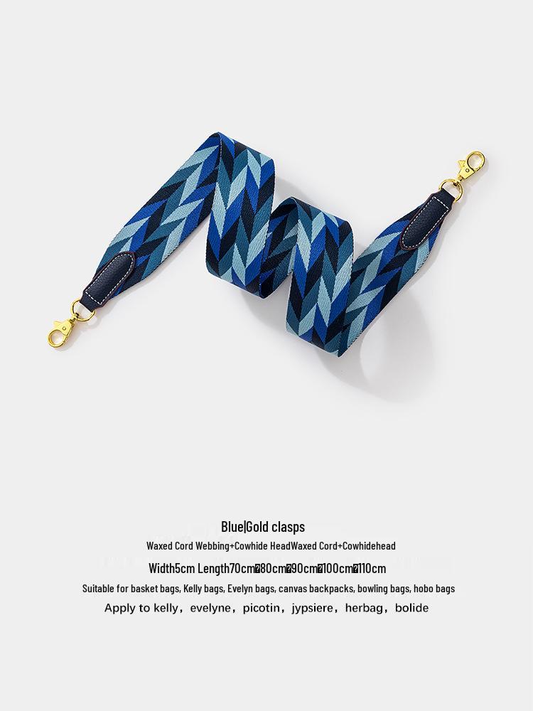 Wide Shoulder Strap for Diamond Lattice Kelly and Evelyn Bags - European & American Style