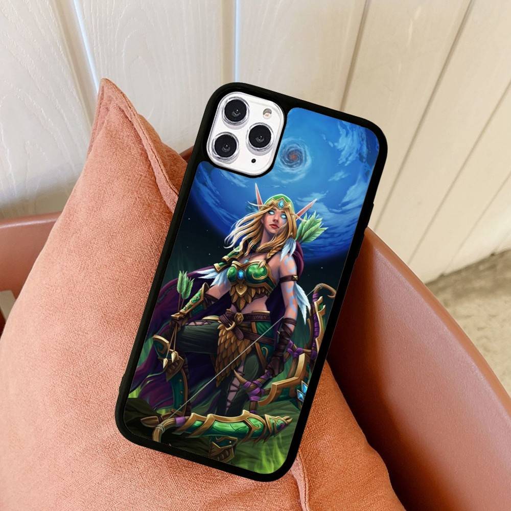Игровой чехол W-Warcrafts Of The W-World для iPhone 17 16 15 14 13 12 11 Pro Max Plus, противоударная задняя крышка из ПК+ТПУ