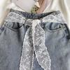 Sweet Gauze Waist Belt Y2k Dress Jeans Belt Ins Lace Waistband  Spicy Girls