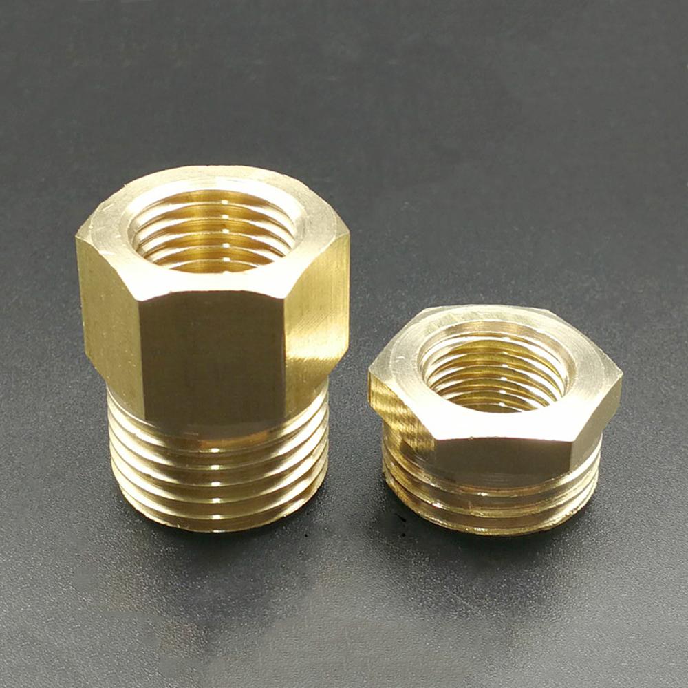 Латунный переходник-втулка 1/4" 1/2" BSP M10/14/16/20 Трубный фитинг Соединитель Адаптер Для манометра