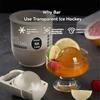 Household Large Round Ball Ice Maker Whiskey Round Large Ice Hockey Mold Refrigerator Ice Cube Box Food Grade Silicone