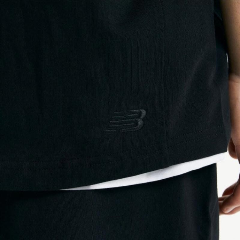 New Balance Унисекс базовая однотонная сетчатая рубашка-поло Nbnfe21043 19
