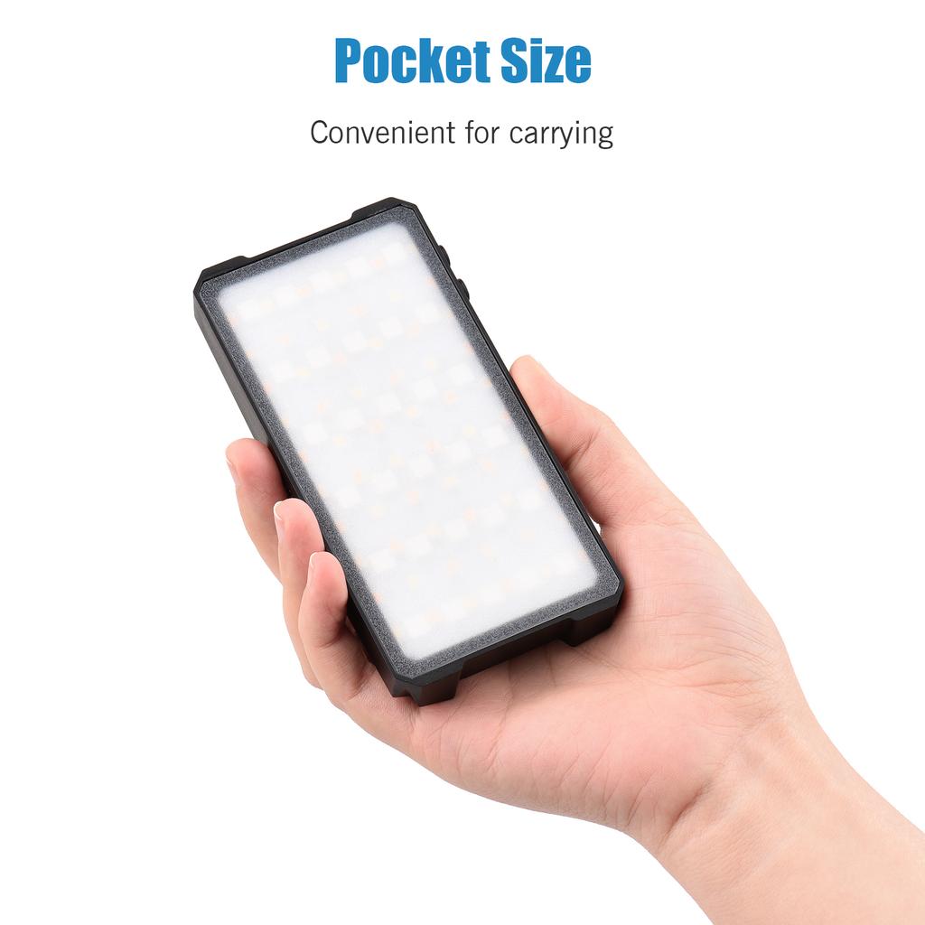 Andoer MFL-02 5W Многофункциональный светодиодный светильник для видеосъемки Портативный карманный светильник Профессиональная RGB-съемка